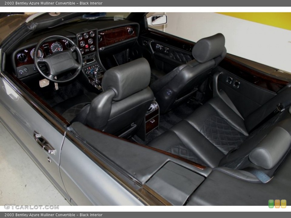 Black Interior Photo for the 2003 Bentley Azure Mulliner Convertible #72769387