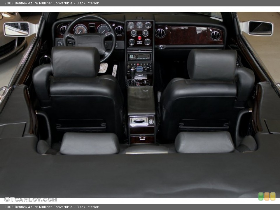 Black Interior Photo for the 2003 Bentley Azure Mulliner Convertible #72769405