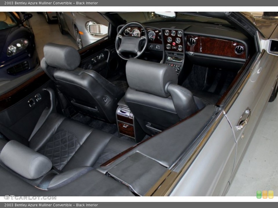 Black Interior Photo for the 2003 Bentley Azure Mulliner Convertible #72769429