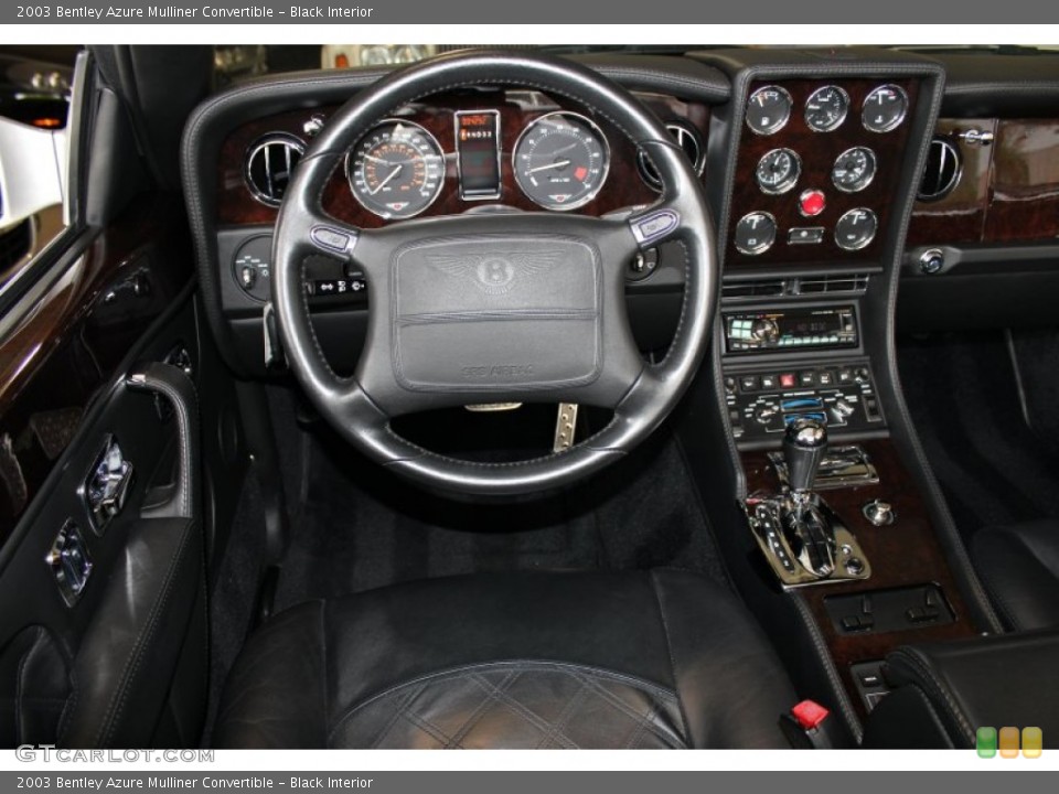 Black Interior Dashboard for the 2003 Bentley Azure Mulliner Convertible #72769489