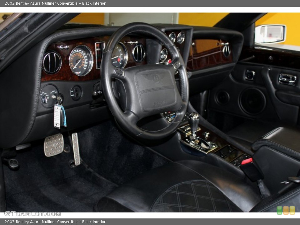 Black Interior Prime Interior for the 2003 Bentley Azure Mulliner Convertible #72769537