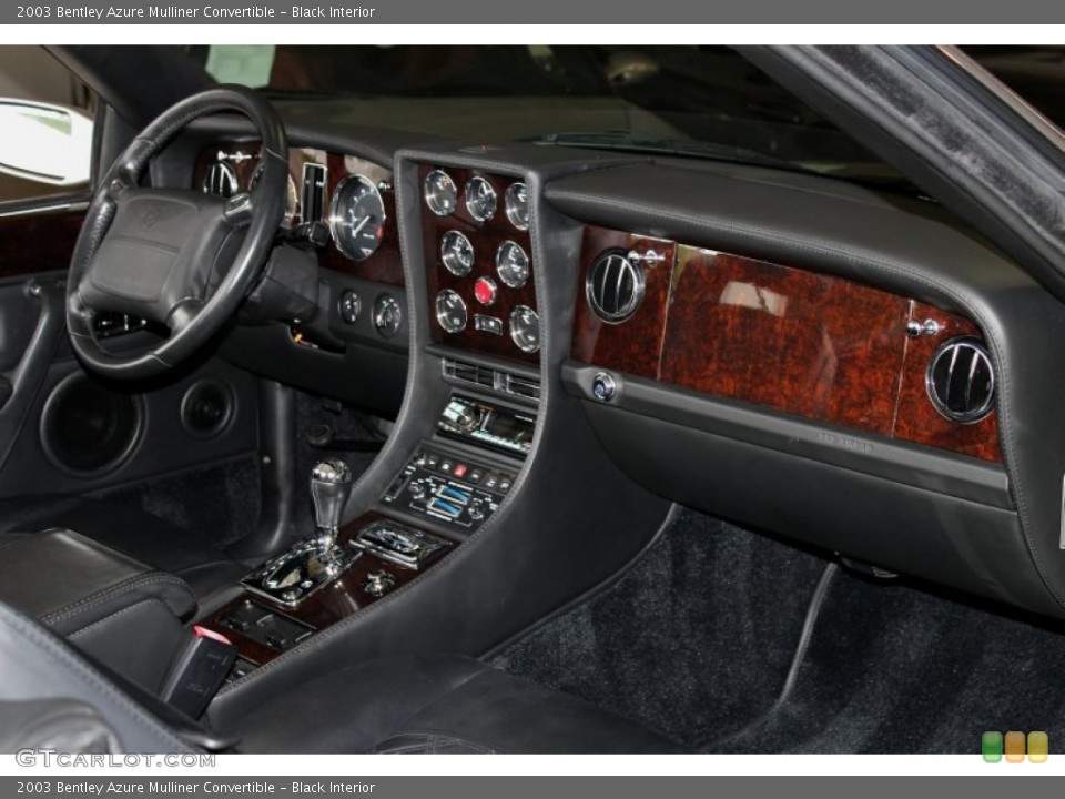 Black Interior Dashboard for the 2003 Bentley Azure Mulliner Convertible #72769555