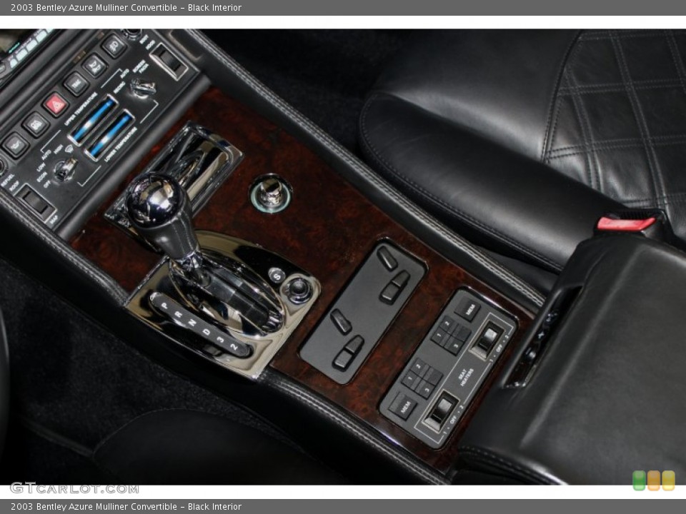 Black Interior Controls for the 2003 Bentley Azure Mulliner Convertible #72769840