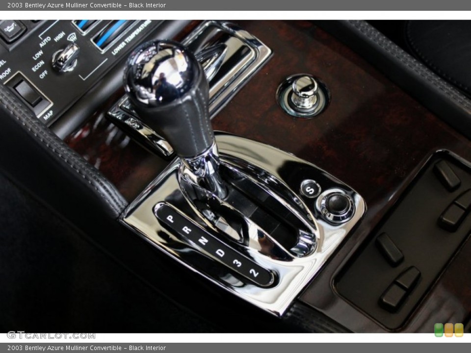 Black Interior Transmission for the 2003 Bentley Azure Mulliner Convertible #72769864