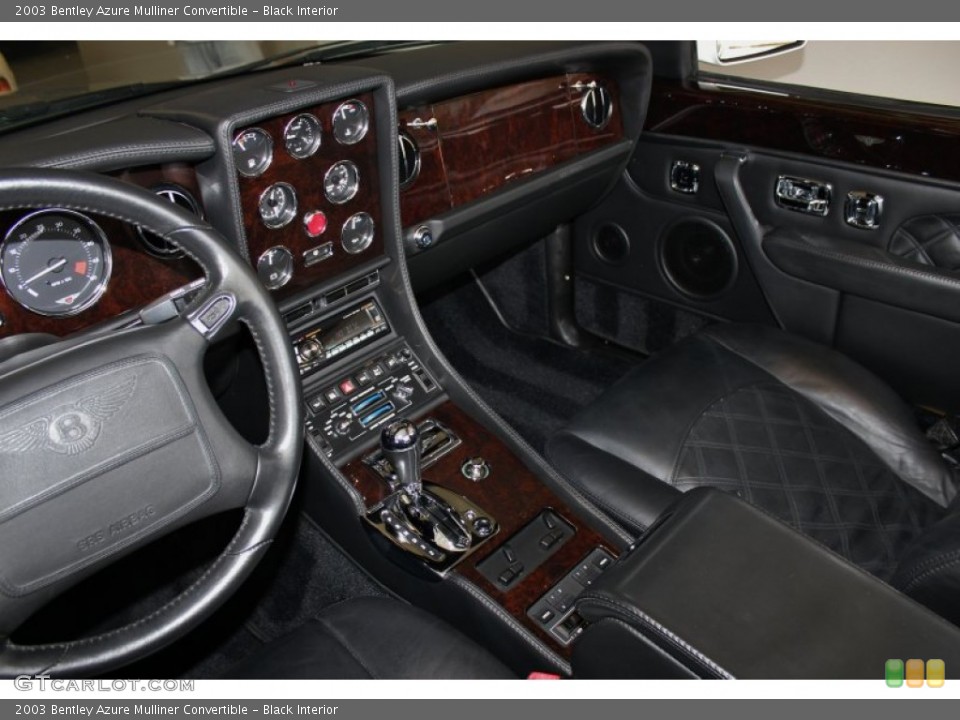 Black Interior Dashboard for the 2003 Bentley Azure Mulliner Convertible #72769888