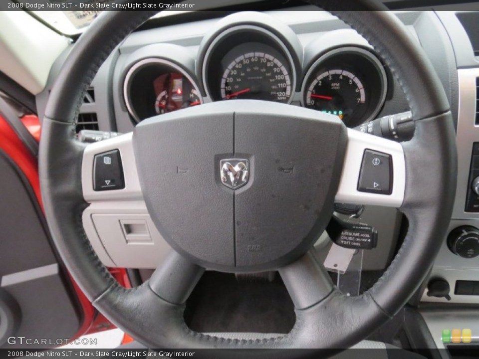 Dark Slate Gray/Light Slate Gray Interior Steering Wheel for the 2008 Dodge Nitro SLT #72769894