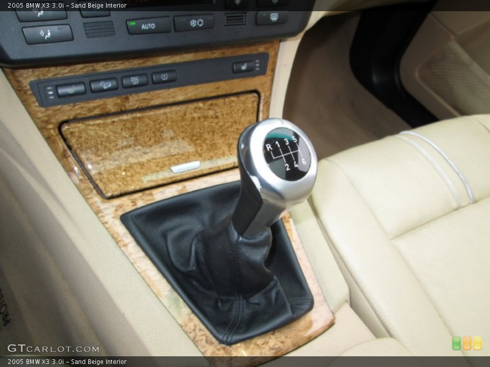 Sand Beige Interior Transmission for the 2005 BMW X3 3.0i #72769921