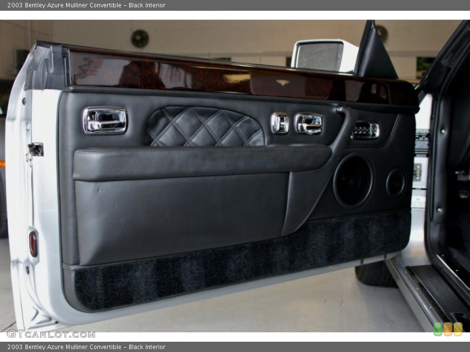 Black Interior Door Panel for the 2003 Bentley Azure Mulliner Convertible #72769927