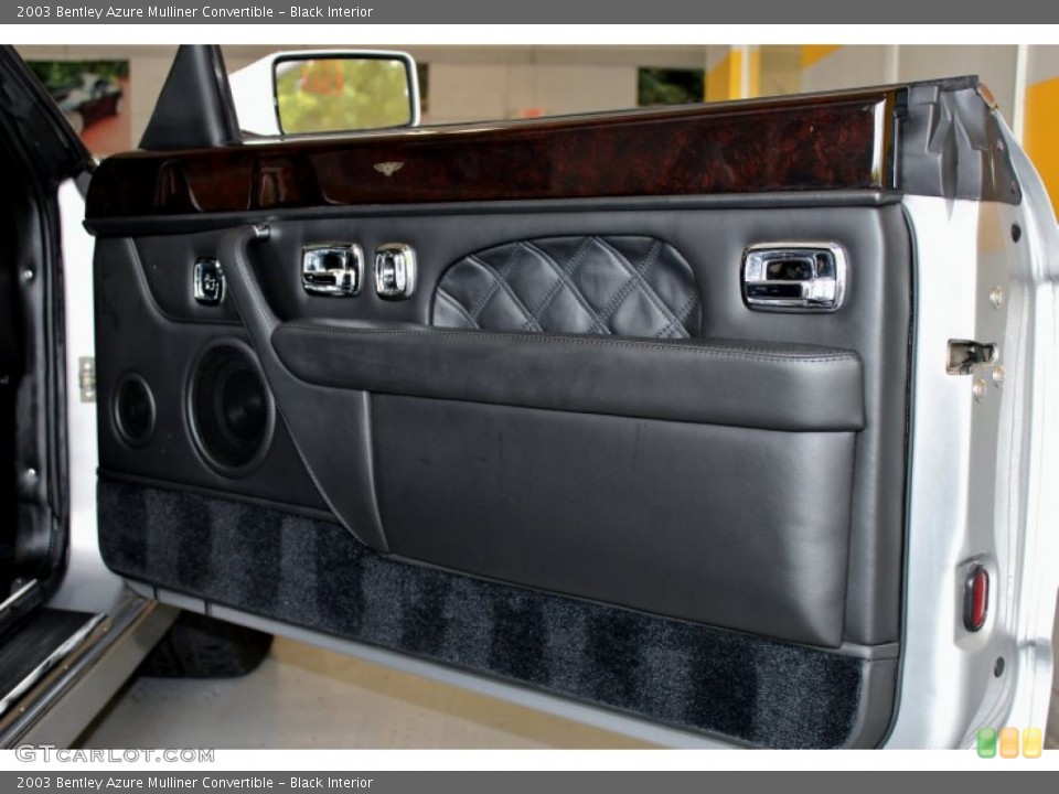 Black Interior Door Panel for the 2003 Bentley Azure Mulliner Convertible #72769951