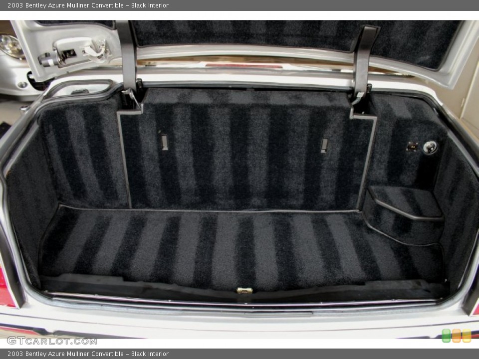 Black Interior Trunk for the 2003 Bentley Azure Mulliner Convertible #72769972