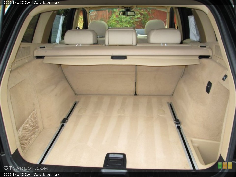 Sand Beige Interior Trunk for the 2005 BMW X3 3.0i #72769988