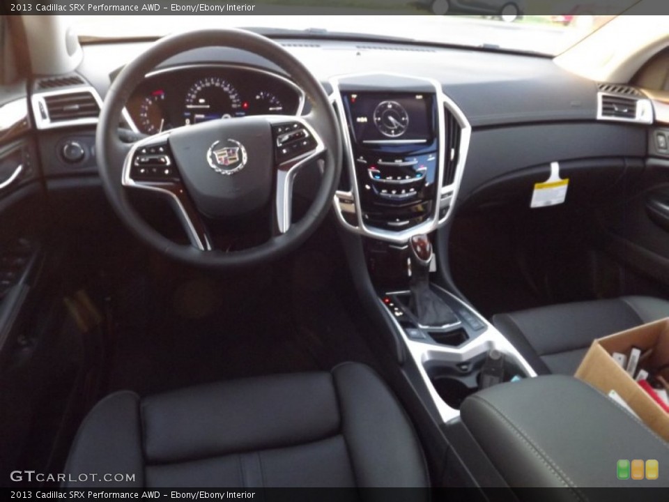 Ebony/Ebony Interior Dashboard for the 2013 Cadillac SRX Performance AWD #72773005