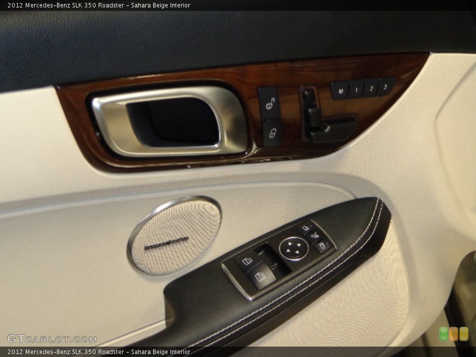 Sahara Beige Interior Controls for the 2012 Mercedes-Benz SLK 350 Roadster #72773401