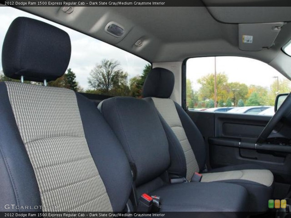 Dark Slate Gray/Medium Graystone Interior Photo for the 2012 Dodge Ram 1500 Express Regular Cab #72775897