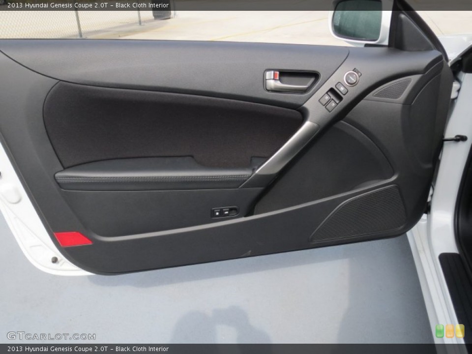Black Cloth Interior Door Panel for the 2013 Hyundai Genesis Coupe 2.0T #72776155