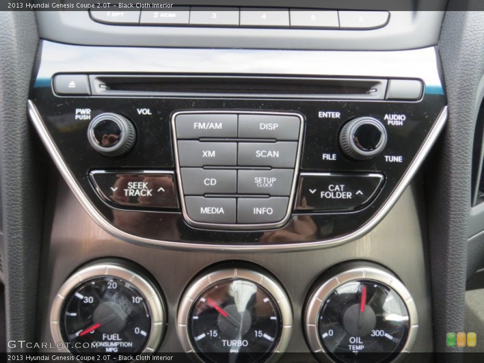 Black Cloth Interior Controls for the 2013 Hyundai Genesis Coupe 2.0T #72776302