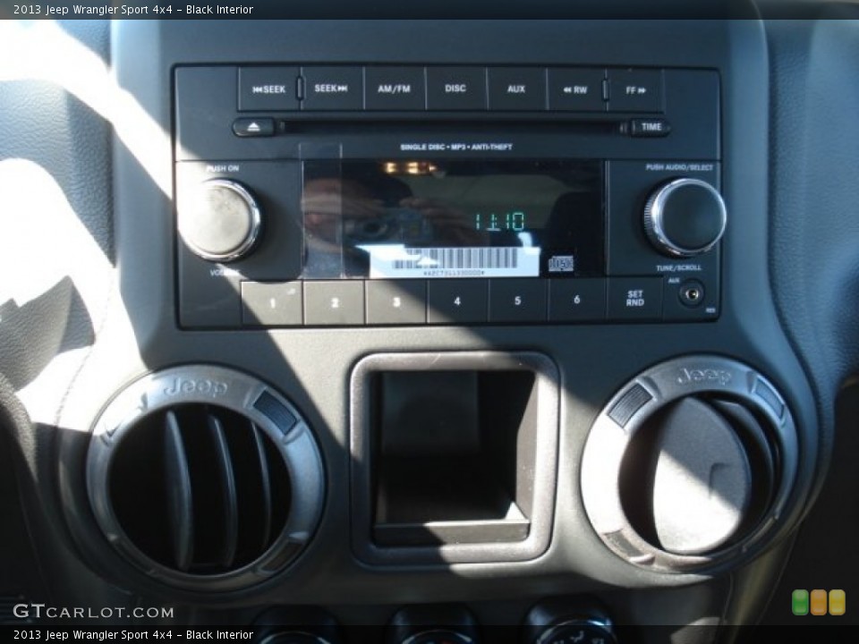 Black Interior Audio System for the 2013 Jeep Wrangler Sport 4x4 #72776575