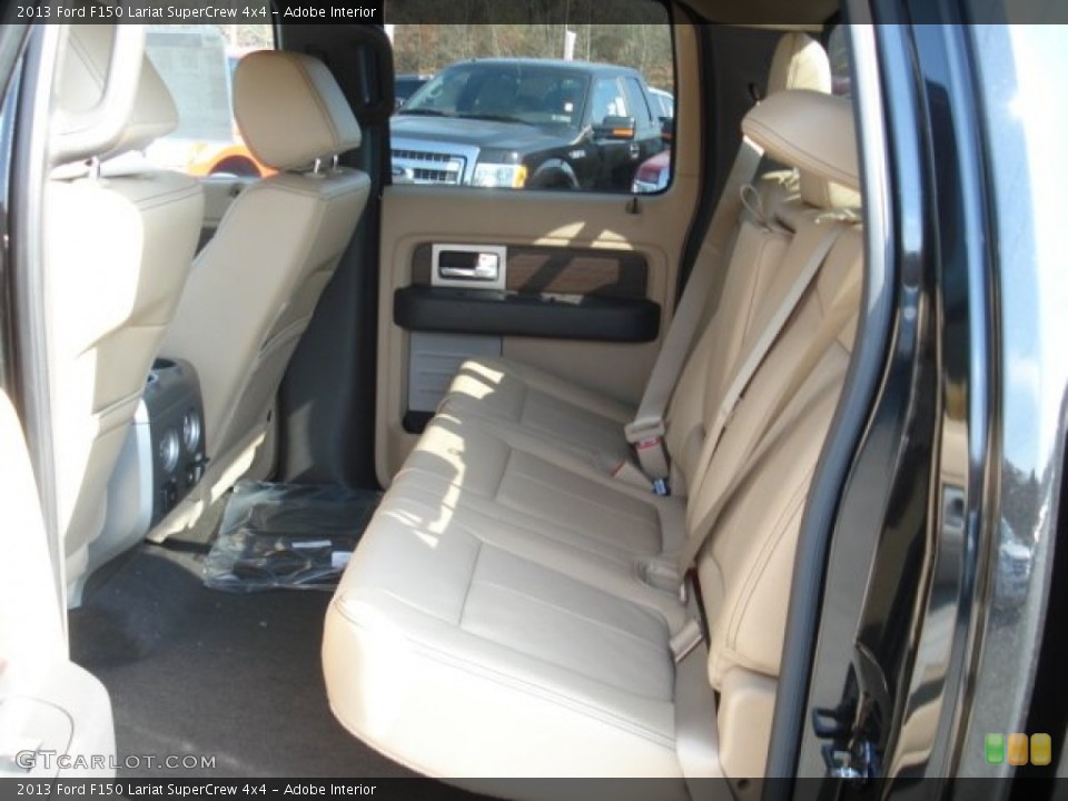 Adobe Interior Rear Seat for the 2013 Ford F150 Lariat SuperCrew 4x4 #72776743