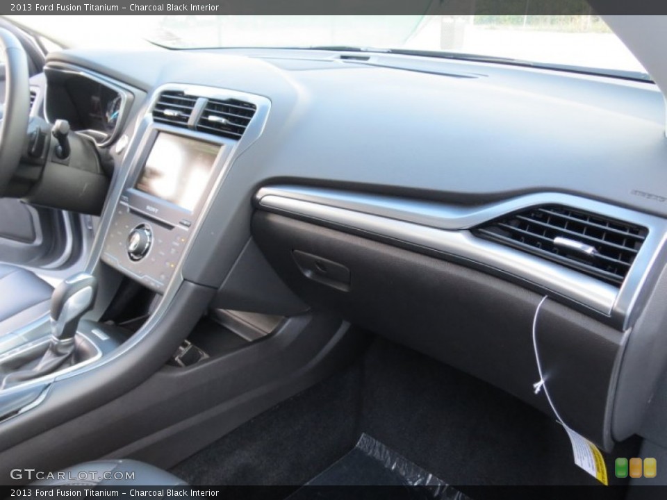 Charcoal Black Interior Dashboard for the 2013 Ford Fusion Titanium #72777545