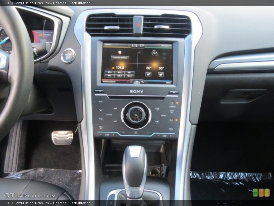 Charcoal Black Interior Controls for the 2013 Ford Fusion Titanium #72777742