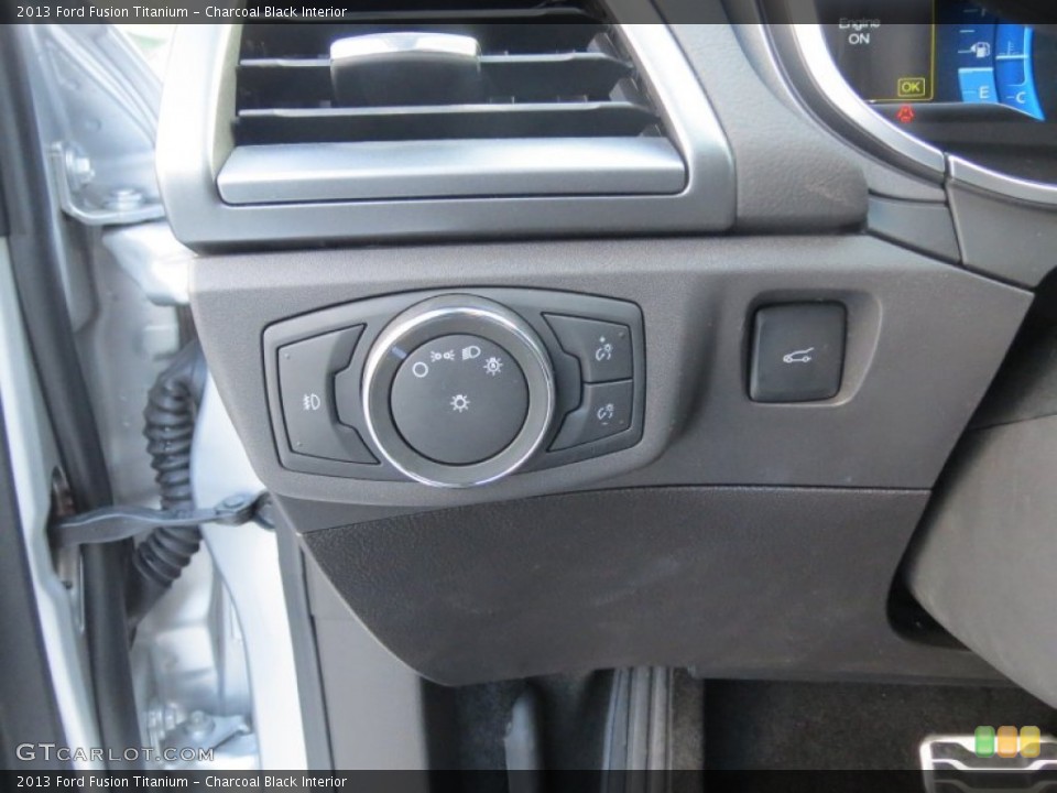 Charcoal Black Interior Controls for the 2013 Ford Fusion Titanium #72777916