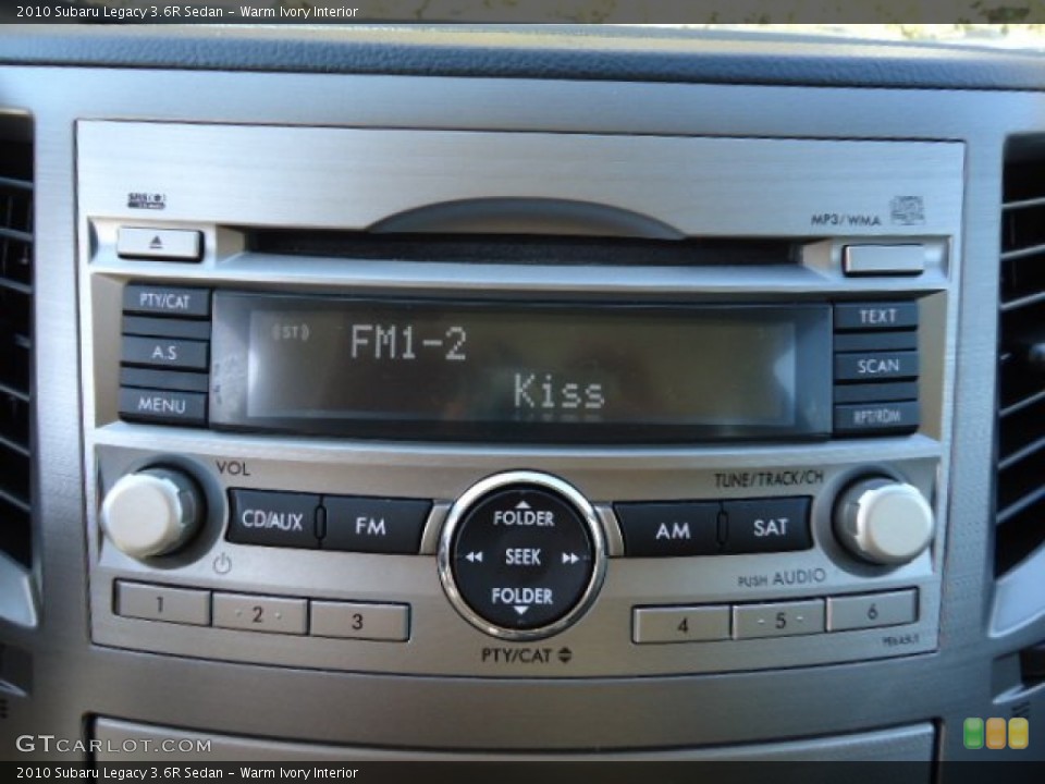 Warm Ivory Interior Audio System for the 2010 Subaru Legacy 3.6R Sedan #72778543