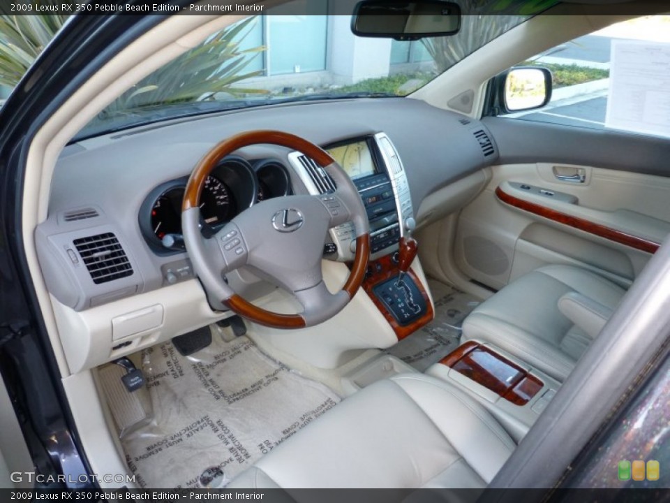 Parchment Interior Prime Interior for the 2009 Lexus RX 350 Pebble Beach Edition #72779143