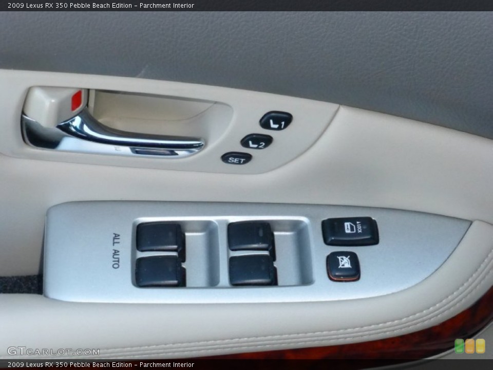 Parchment Interior Controls for the 2009 Lexus RX 350 Pebble Beach Edition #72779373