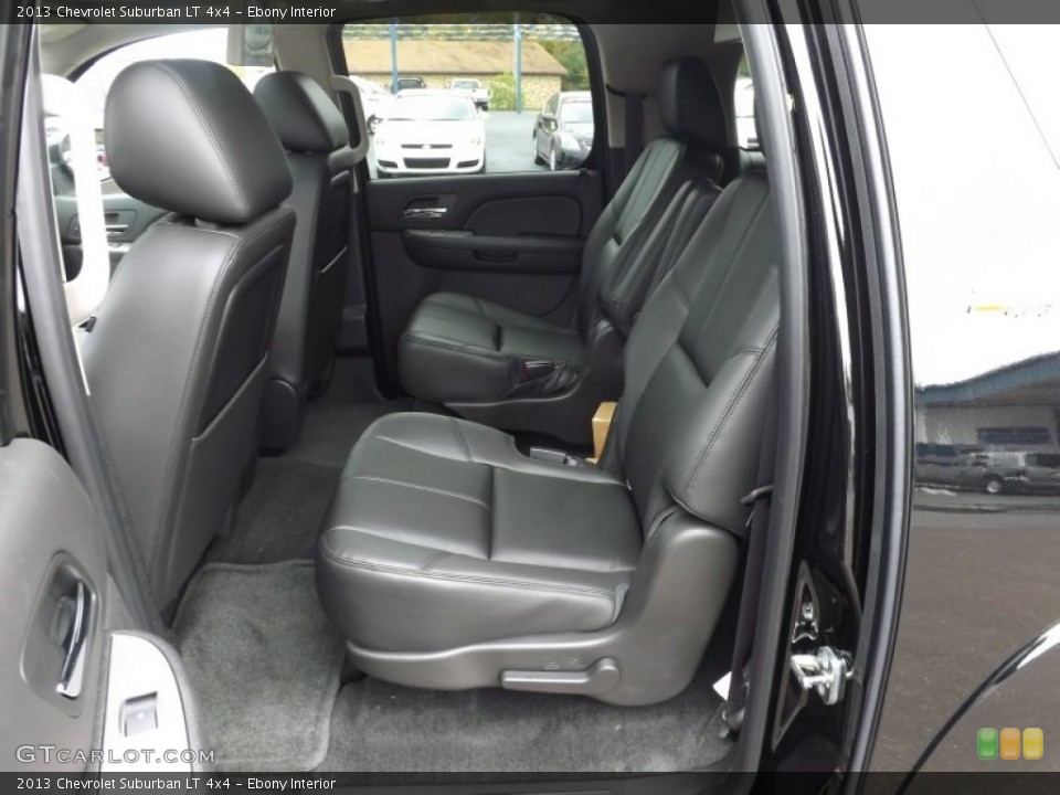 Ebony Interior Rear Seat for the 2013 Chevrolet Suburban LT 4x4 #72780916