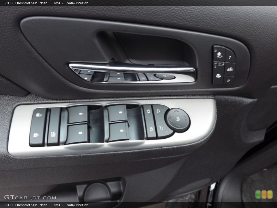 Ebony Interior Controls for the 2013 Chevrolet Suburban LT 4x4 #72780999