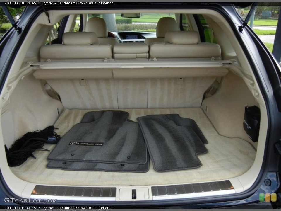 Parchment/Brown Walnut Interior Trunk for the 2010 Lexus RX 450h Hybrid #72781348