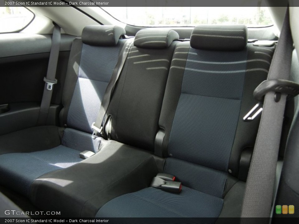 Dark Charcoal Interior Rear Seat for the 2007 Scion tC  #72781763