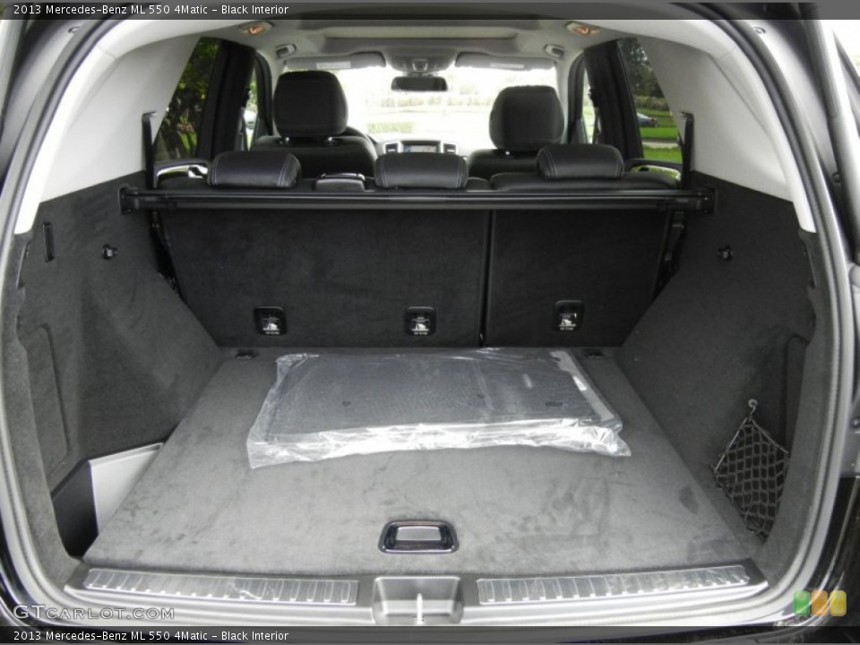Black Interior Trunk for the 2013 Mercedes-Benz ML 550 4Matic #72783244