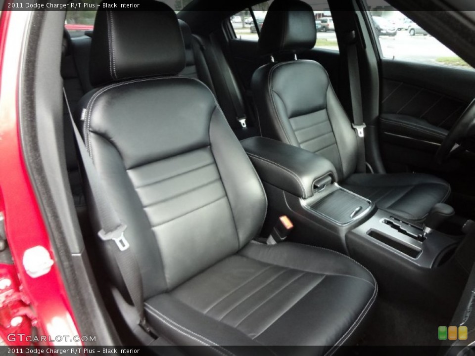 Black Interior Front Seat for the 2011 Dodge Charger R/T Plus #72783748