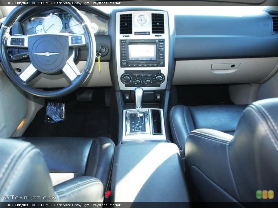 Dark Slate Gray/Light Graystone Interior Dashboard for the 2007 Chrysler 300 C HEMI #72784741
