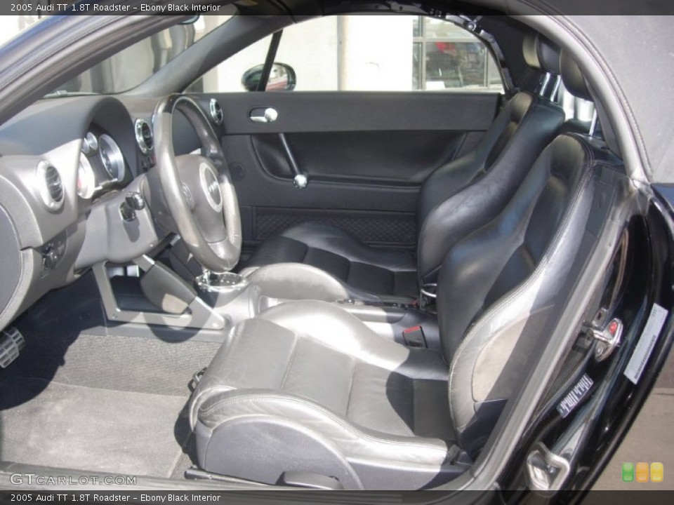 Ebony Black Interior Photo for the 2005 Audi TT 1.8T Roadster #72787265