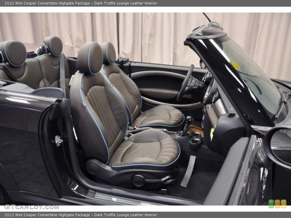 Dark Truffle Lounge Leather Interior Photo for the 2013 Mini Cooper Convertible Highgate Package #72793108
