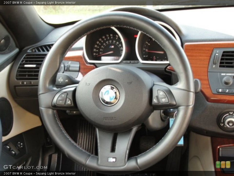 Sepang Light Bronze Interior Steering Wheel for the 2007 BMW M Coupe #72794827