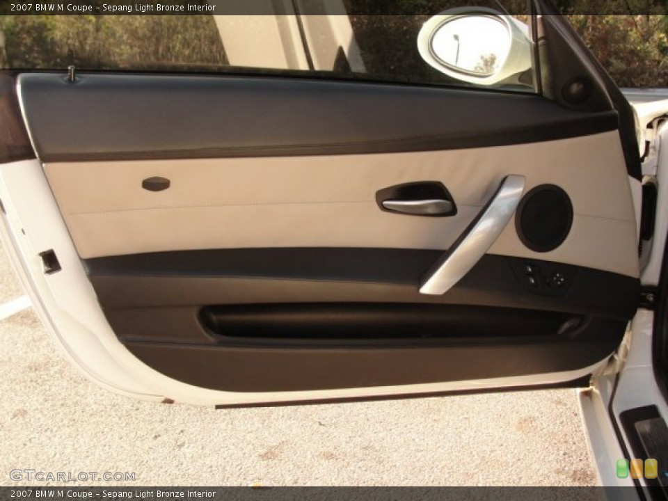 Sepang Light Bronze Interior Door Panel for the 2007 BMW M Coupe #72794989