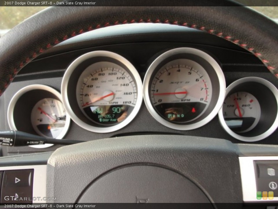 Dark Slate Gray Interior Gauges for the 2007 Dodge Charger SRT-8 #72796042