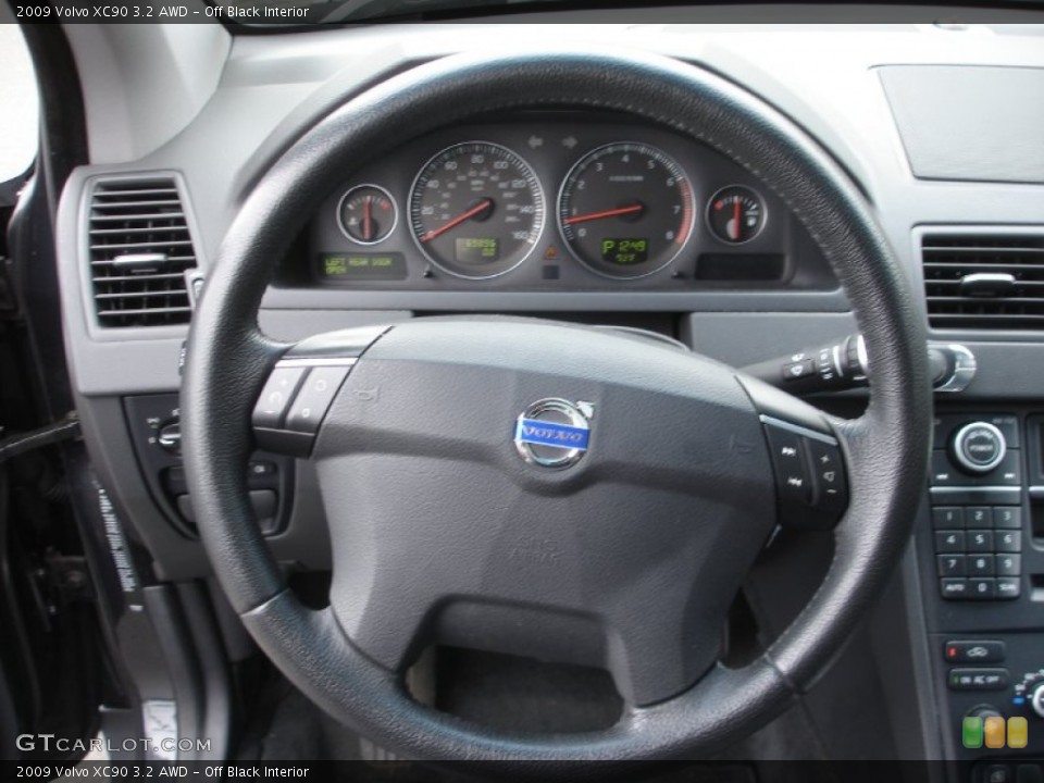 Off Black Interior Steering Wheel for the 2009 Volvo XC90 3.2 AWD #72796228