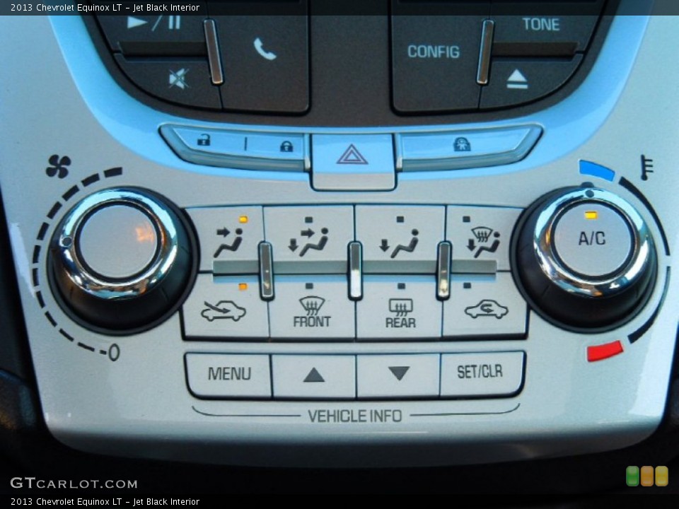 Jet Black Interior Controls for the 2013 Chevrolet Equinox LT #72799315