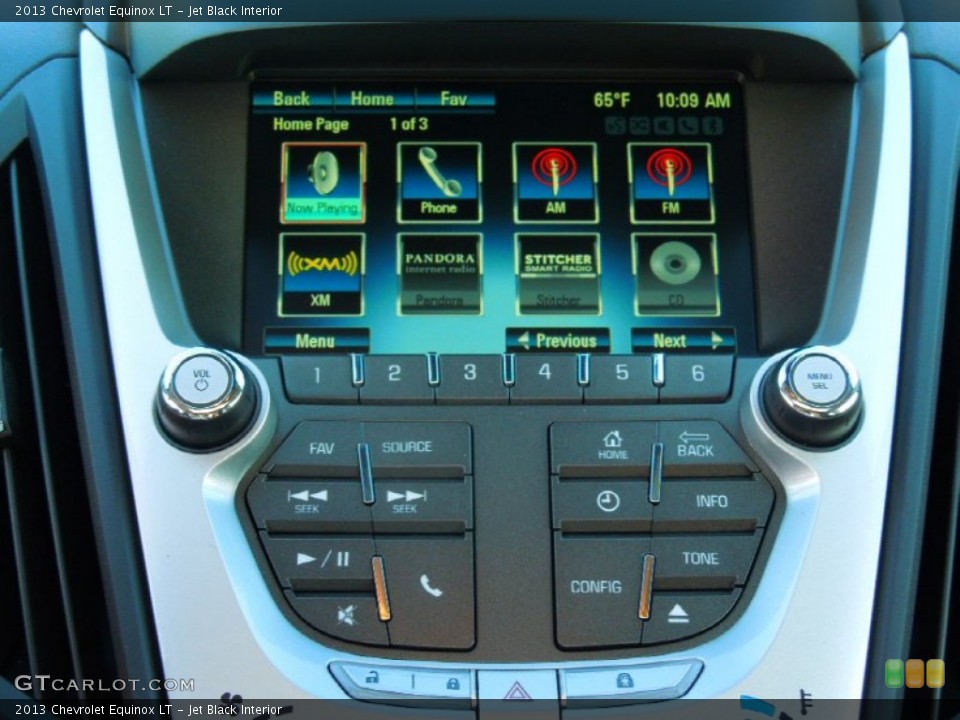 Jet Black Interior Controls for the 2013 Chevrolet Equinox LT #72799336