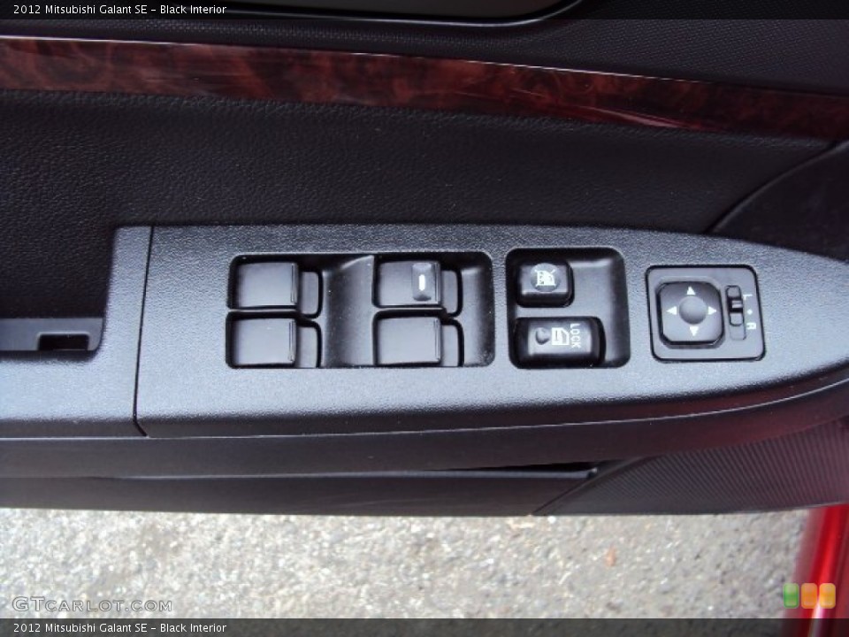 Black Interior Controls for the 2012 Mitsubishi Galant SE #72799585