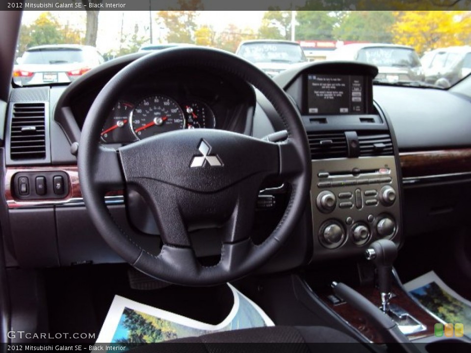 Black Interior Dashboard for the 2012 Mitsubishi Galant SE #72799711