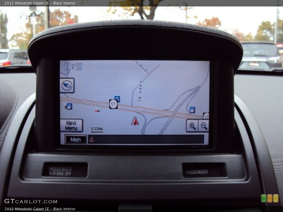 Black Interior Navigation for the 2012 Mitsubishi Galant SE #72799728