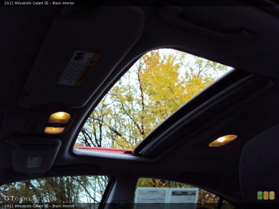 Black Interior Sunroof for the 2012 Mitsubishi Galant SE #72799851