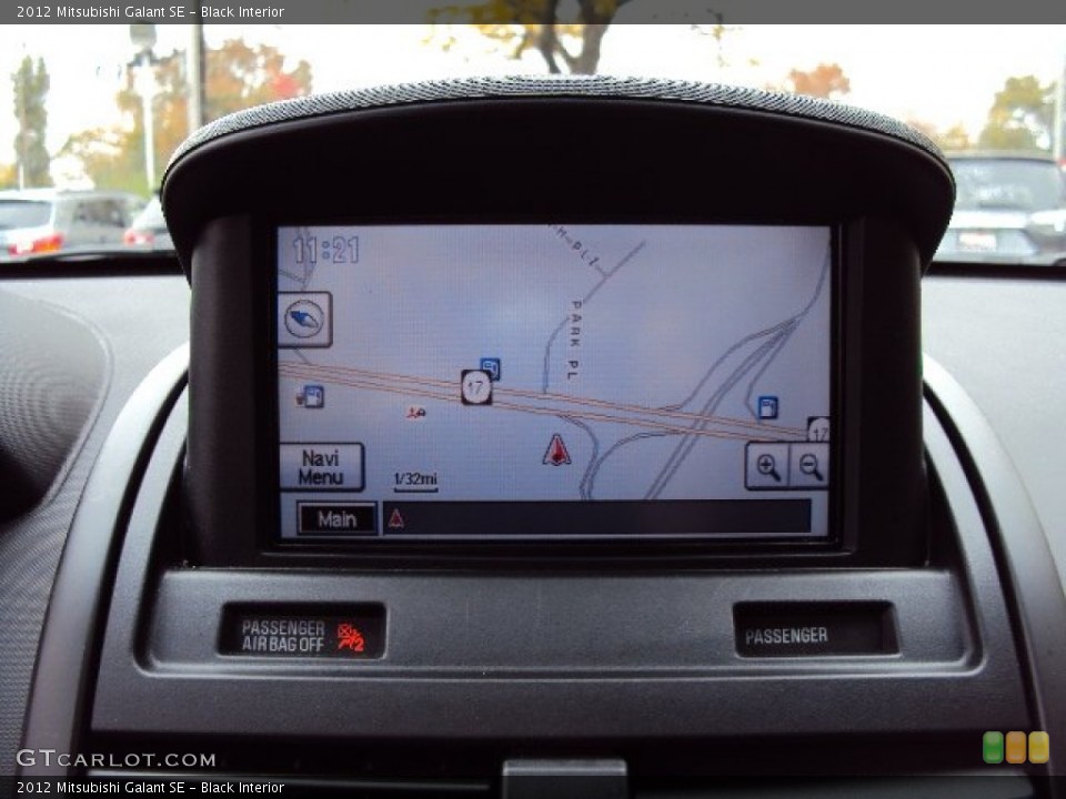 Black Interior Navigation for the 2012 Mitsubishi Galant SE #72799909