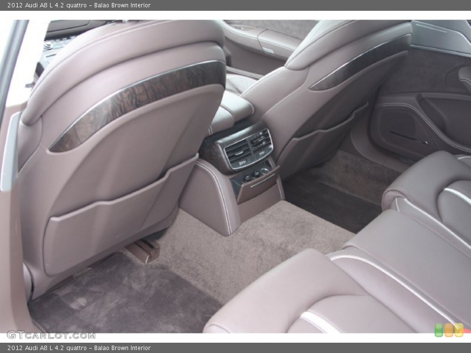 Balao Brown Interior Rear Seat for the 2012 Audi A8 L 4.2 quattro #72801212