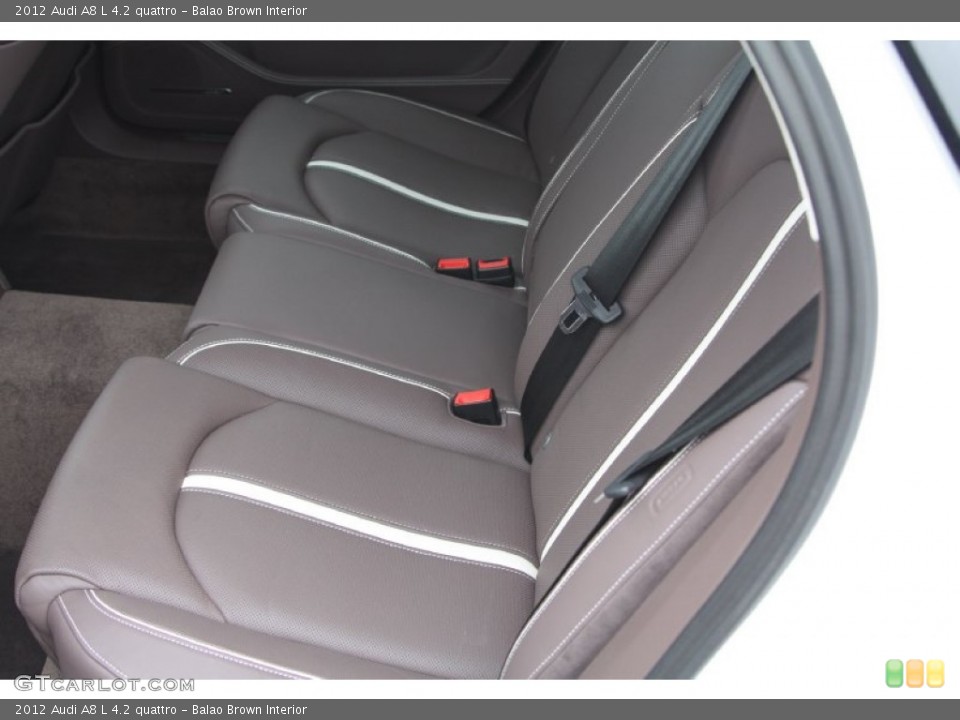 Balao Brown Interior Rear Seat for the 2012 Audi A8 L 4.2 quattro #72801238